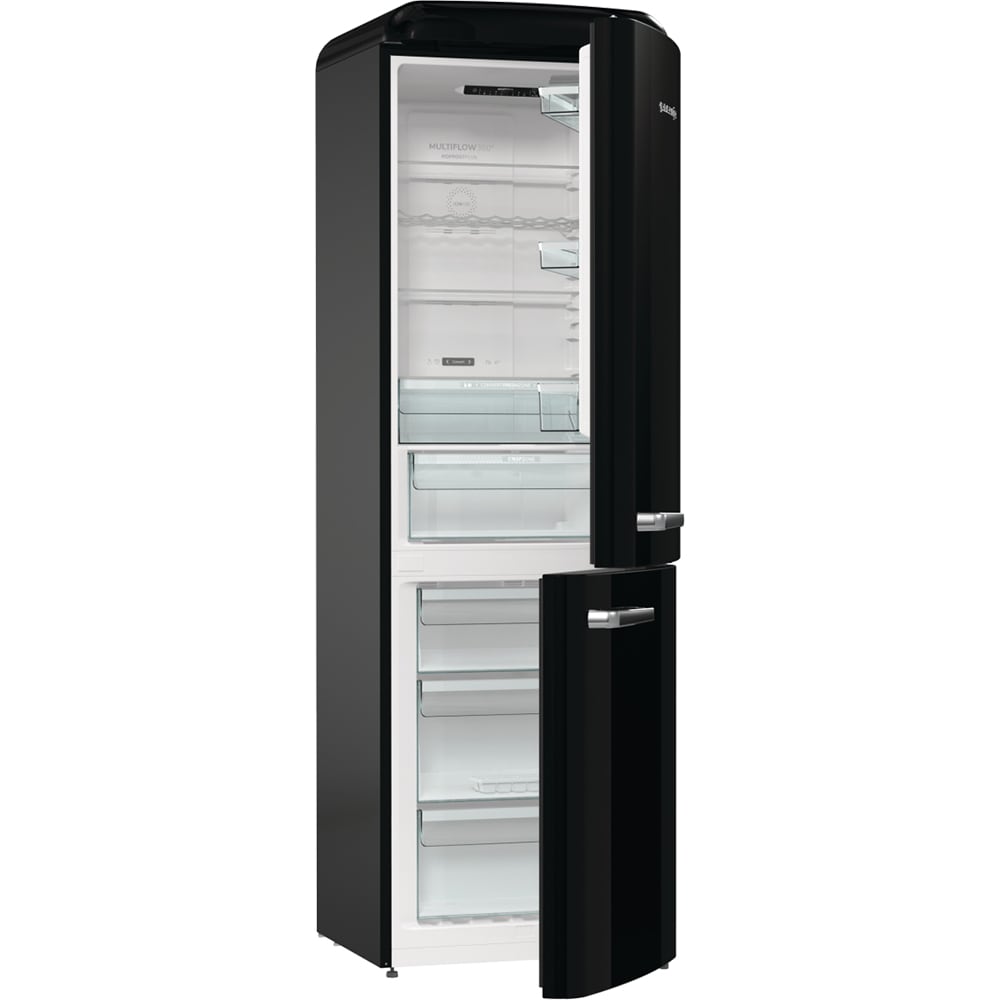 Combina frigorifica GORENJE ONRK619DBK, NoFrost Plus, 300 l, H 194 cm, Clasa D, negru