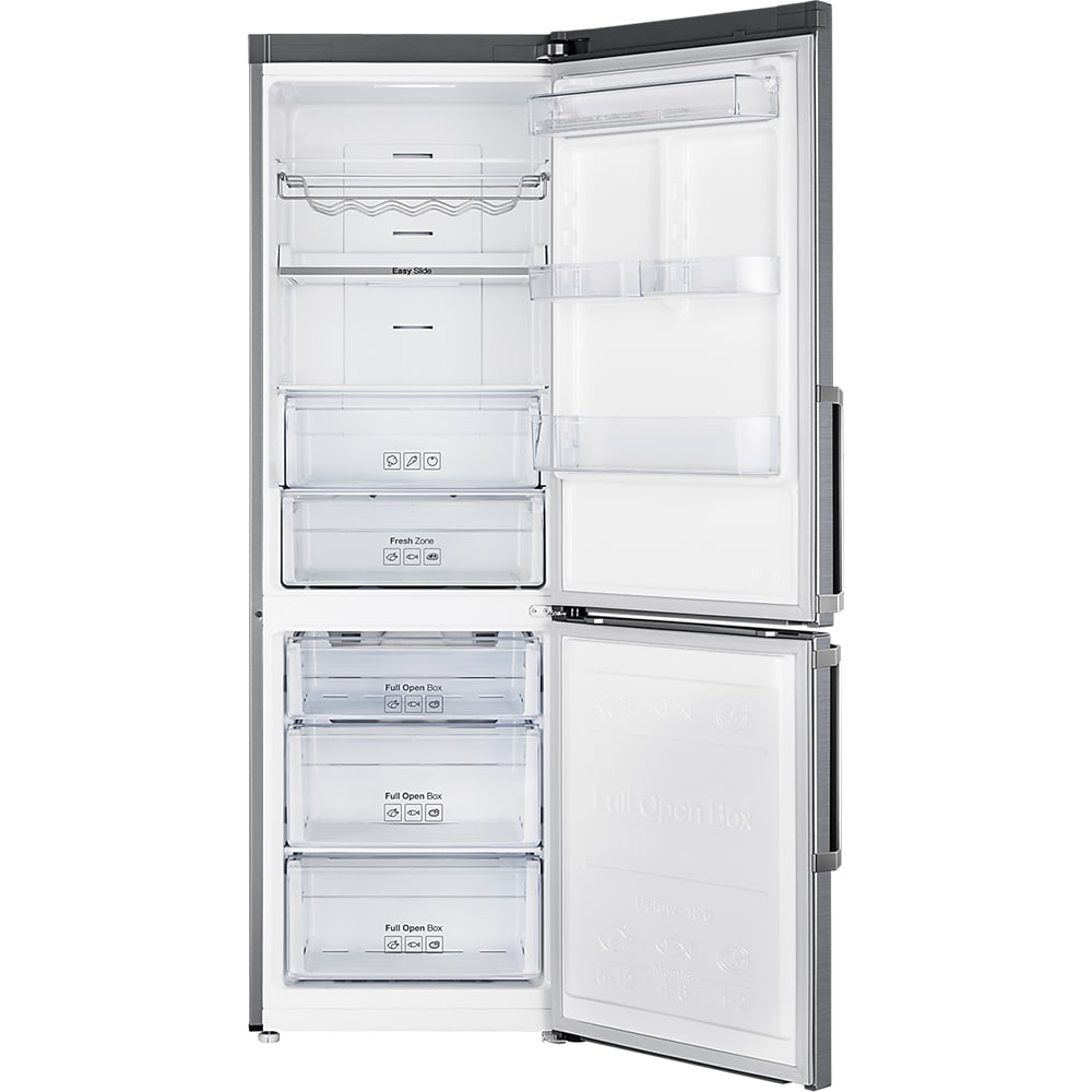 Combina frigorifica SAMSUNG RB33J3515S9/EF, No Frost, 339 l, H 185 cm, Clasa E, All-Around Cooling, inox