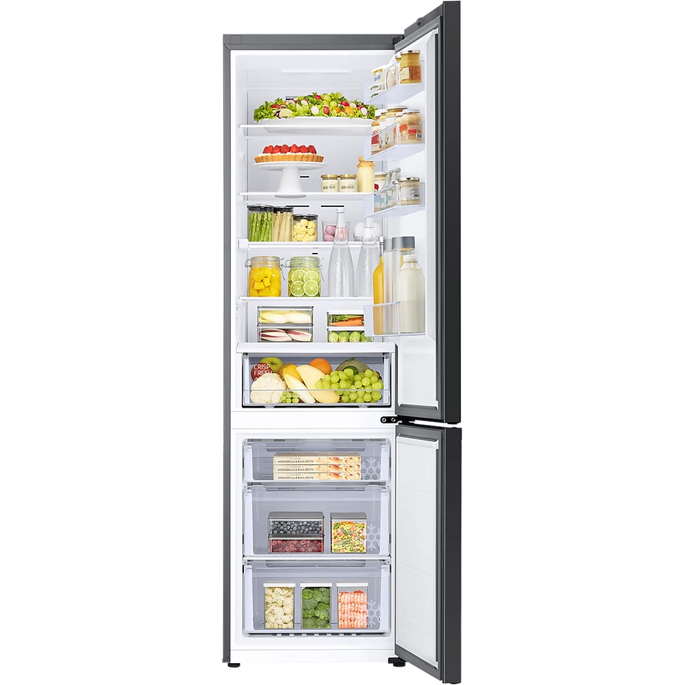 Combina frigorifica SAMSUNG RB38A6B1DCE/EF, Bespoke, No Frost, 390 l, H 203 cm, Clasa D, All-Around Cooling, bej