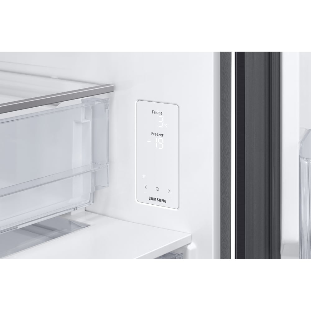 Combina frigorifica SAMSUNG RB53DG703EB1EO, No Frost, 538 l, H 203 cm, Clasa E, Wi-Fi, dark inox