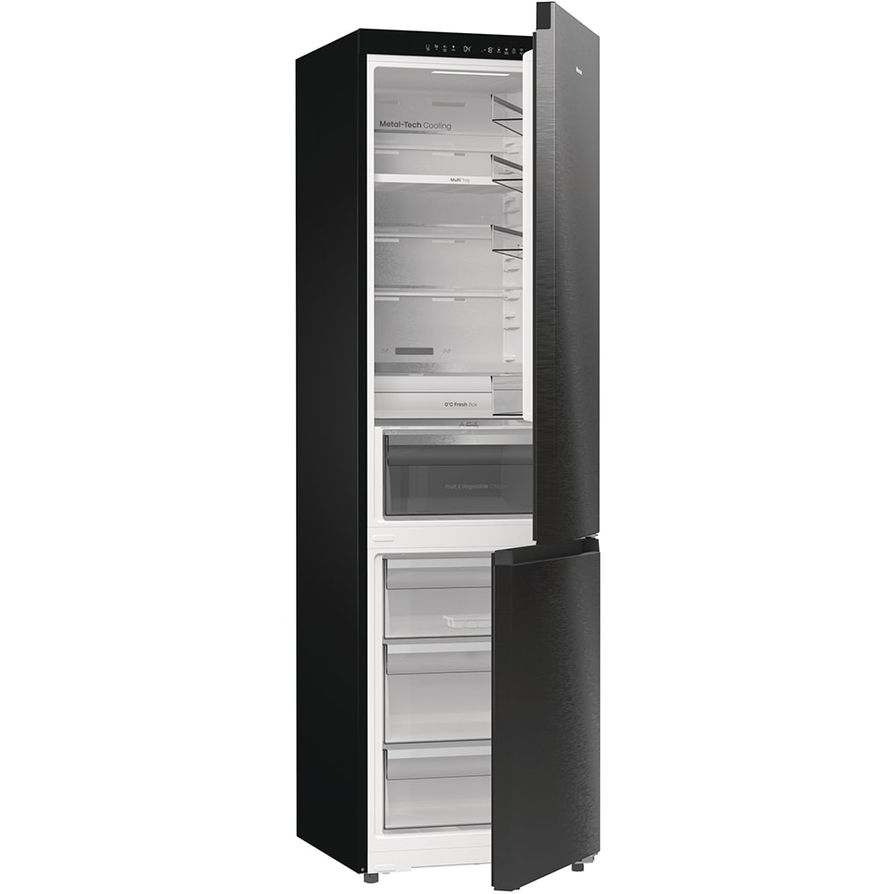 Combina frigorifica HISENSE RB5P410SBFC, Total No Frost, 413 l, H 203 cm, Clasa C, Wi-Fi, negru