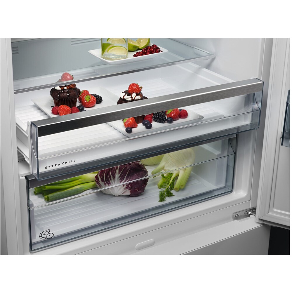 Combina frigorifica AEG RCB646E3MB, No Frost, 481 l, H 192 cm, Clasa E, dark inox