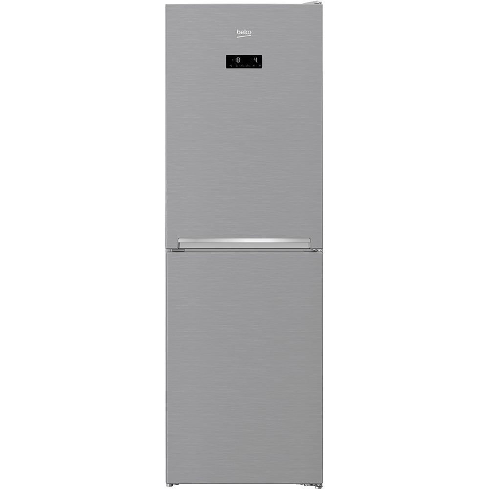 Combina frigorifica BEKO RCNA386E40ZXBN, NeoFrost, 358 l, H 203 cm, Clasa E, argintiu