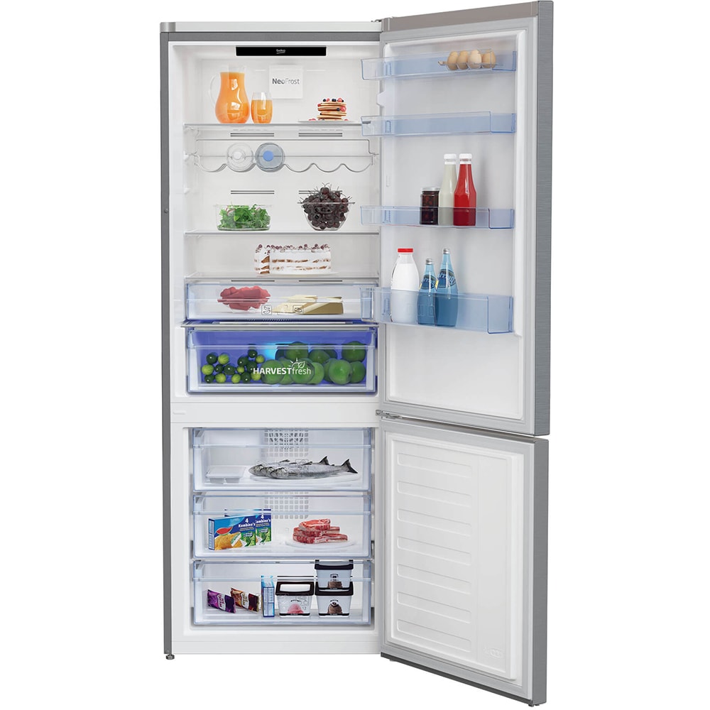 Combina frigorifica BEKO RCNE560E40ZXBN, NeoFrost, 514 l, H 192 cm, Clasa E, inox