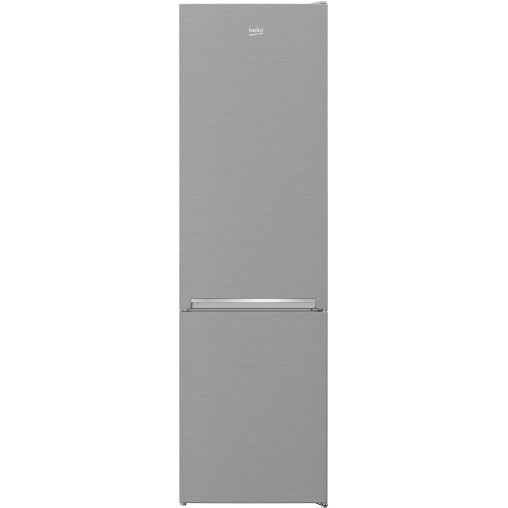 Combina frigorifica BEKO RCSA406K40XBN, 386 l, H 202.5 cm, Clasa E, argintiu