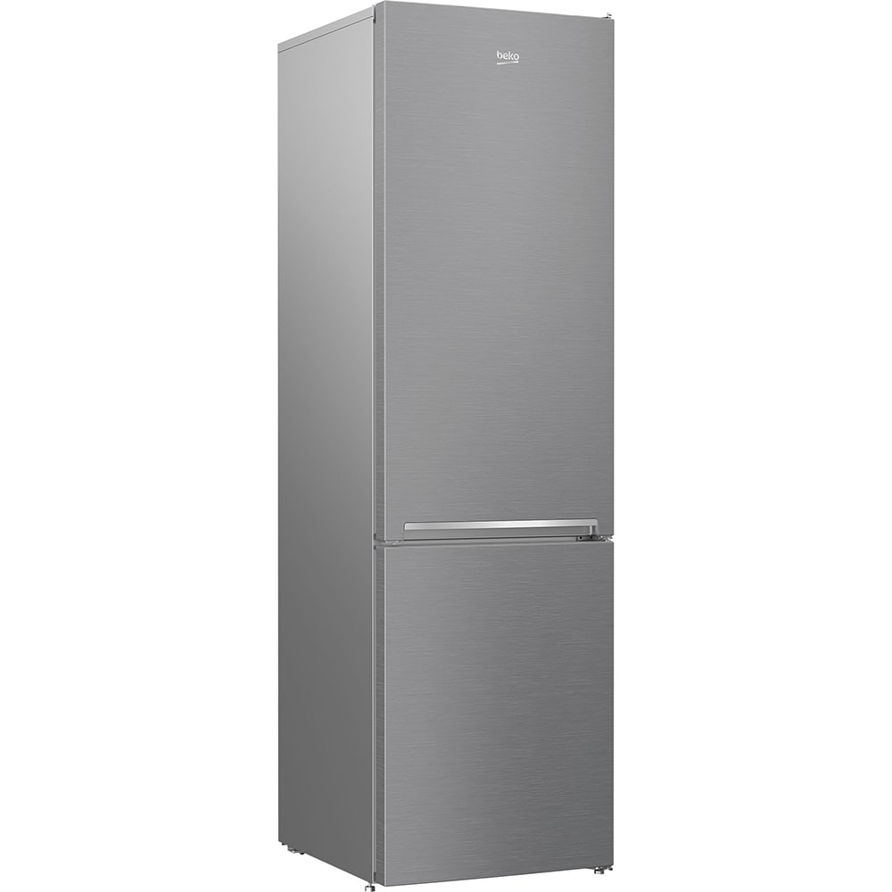 Combina frigorifica BEKO RCSA406K40XBN, 386 l, H 202.5 cm, Clasa E, argintiu