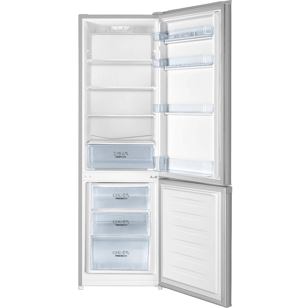 Combina frigorifica GORENJE RK4181PS4, 269 l, H 180 cm, Clasa F, argintiu 