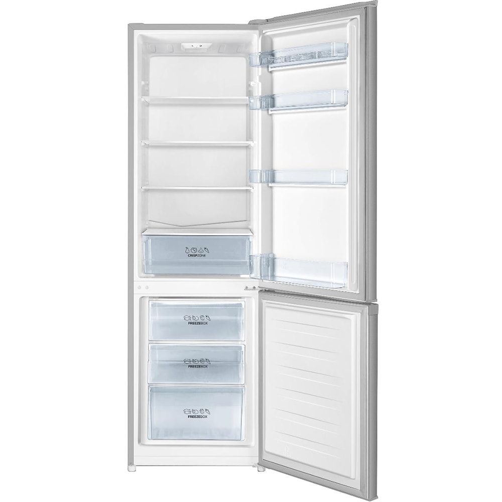 Combina frigorifica GORENJE RK4182PS4, 269 l, H 180 cm, Clasa E, argintiu