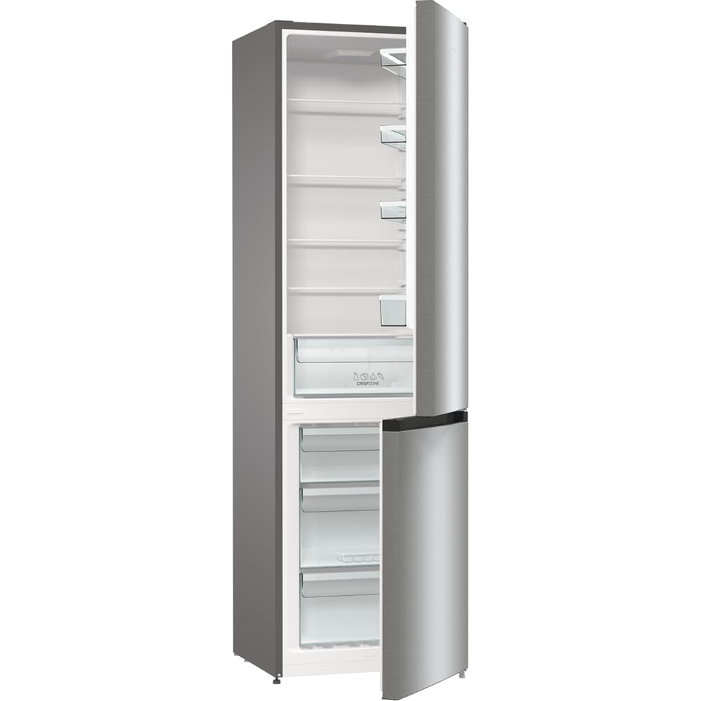 Combina frigorifica GORENJE RK6201ES4, FrostLess, 348 l, H 200 cm, Clasa F, argintiu