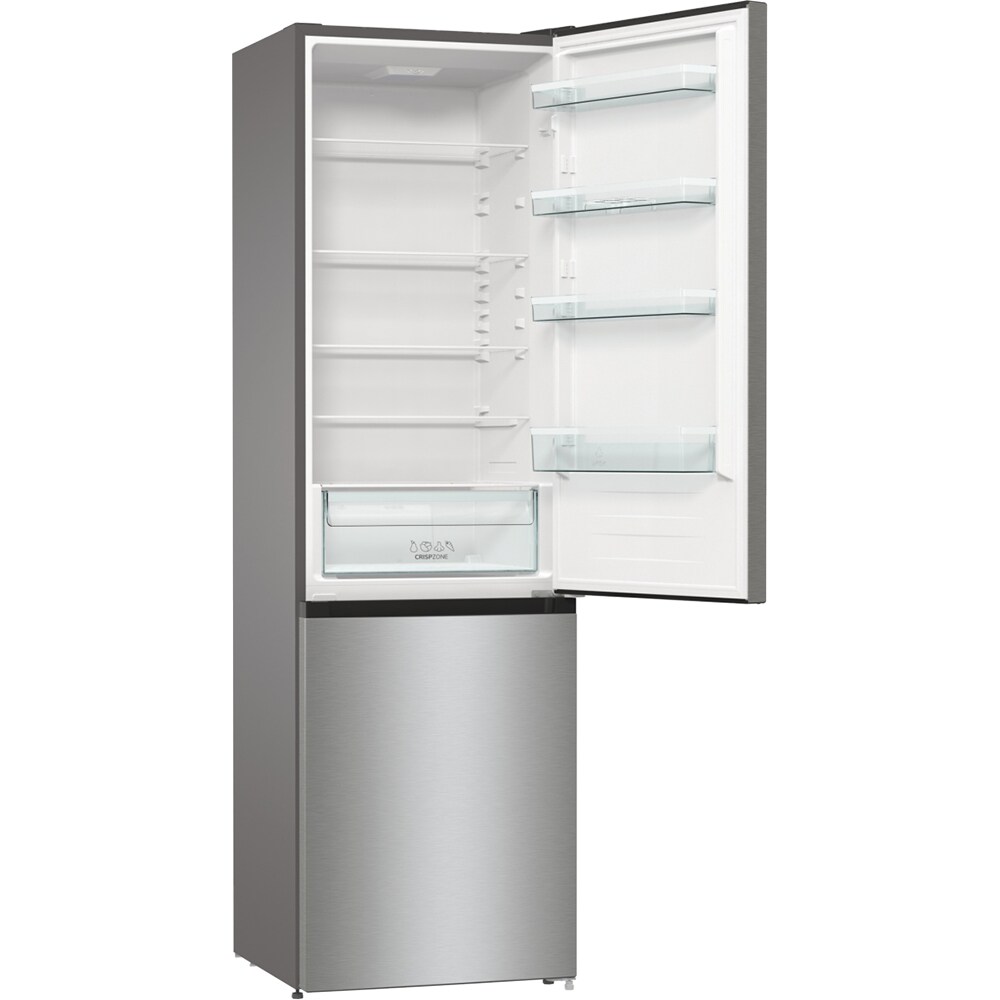 Combina frigorifica GORENJE RK6201ES4, FrostLess, 348 l, H 200 cm, Clasa F, argintiu