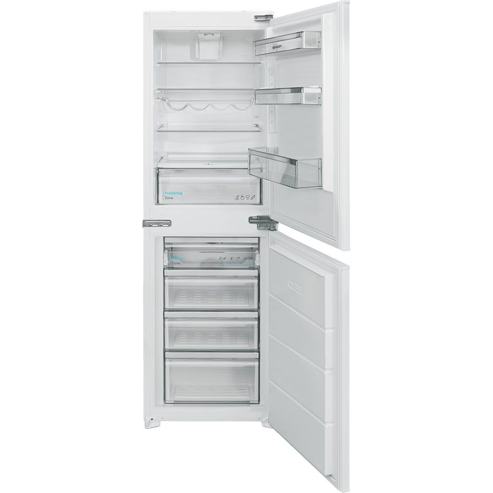 Combina frigorifica incorporabila SHARP SJ-BE227T0XS-EU, 229 l, H 177 cm, Clasa E