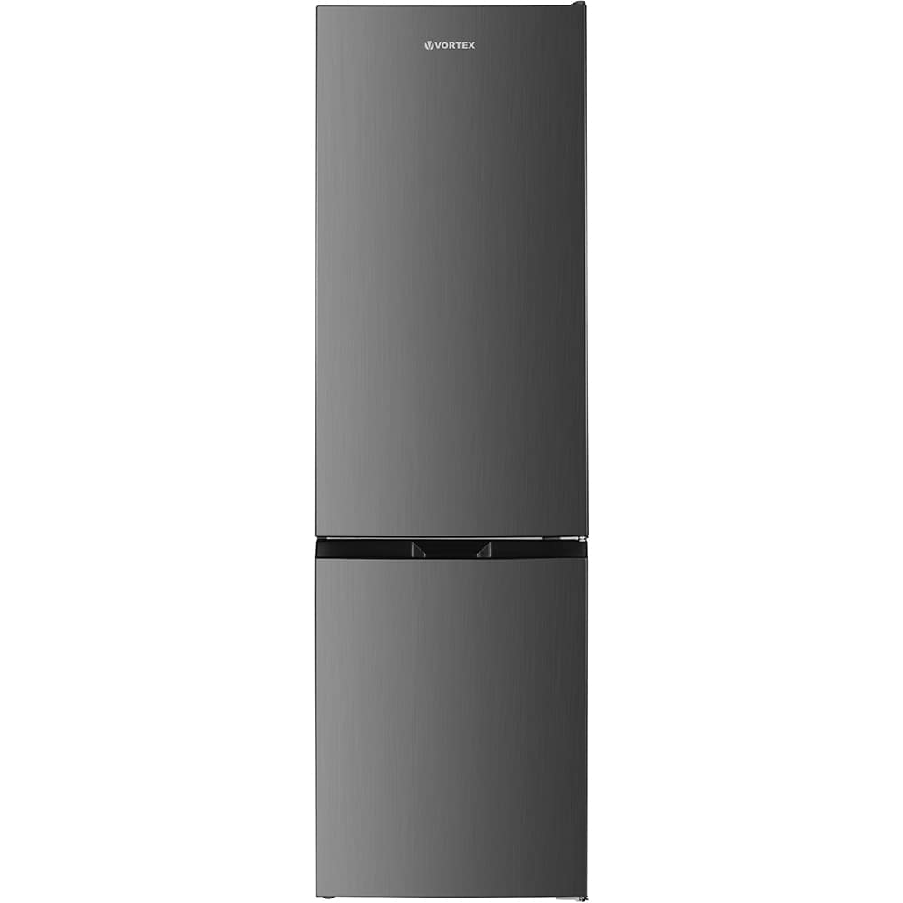 Combina frigorifica VORTEX VK27SSV01H, 262 l, H 180 cm, Clasa E, argintiu