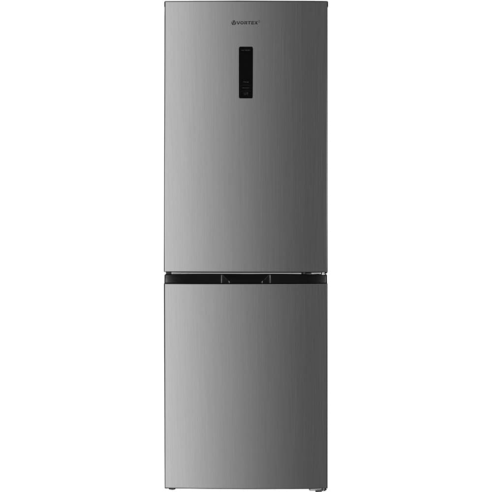 Combina frigorifica VORTEX VK32NSS01H, No Frost, 323 l, H 185 cm, Clasa C, argintiu