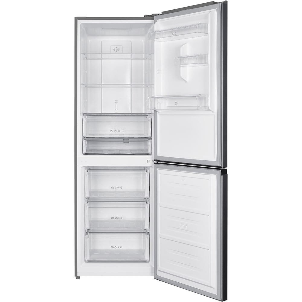 Combina frigorifica VORTEX VK32NSS01H, No Frost, 323 l, H 185 cm, Clasa C, argintiu
