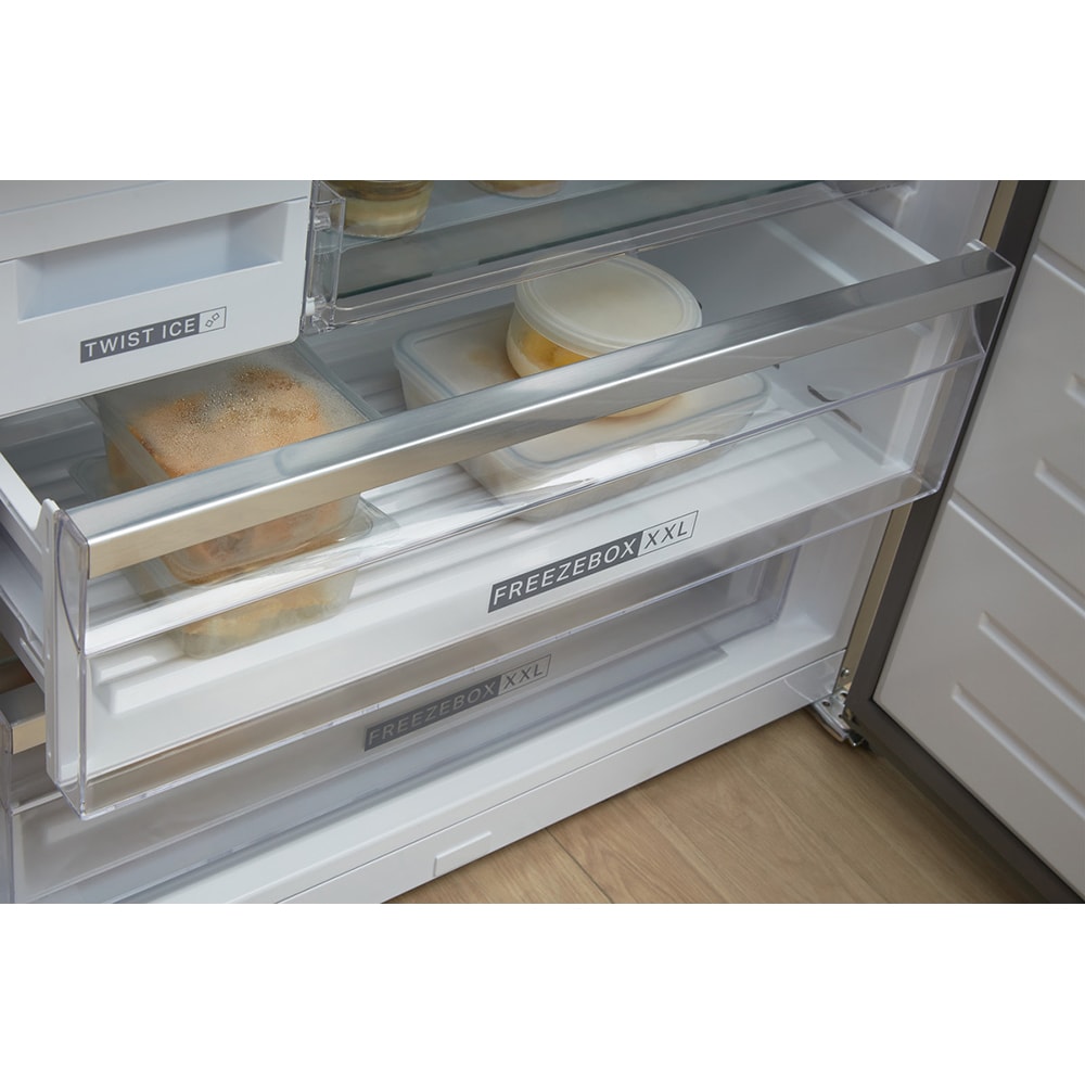 Combina frigorifica WHIRLPOOL W84BE 72 X, No Frost, 558 l, H 186 cm, Clasa A++, inox