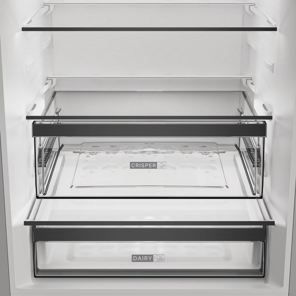 Combina frigorifica WHIRLPOOL WHK2 5494 X8E, No Frost, 490 l, H 192 cm, Clasa A, inox