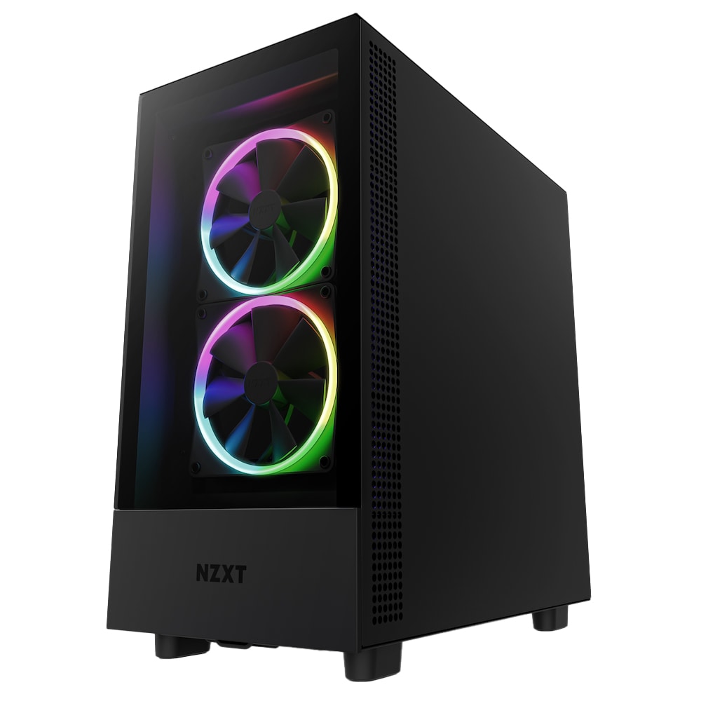 Carcasa PC NZXT H5 Elite, USB 3.2 Gen 2 Type C, fara sursa, negru