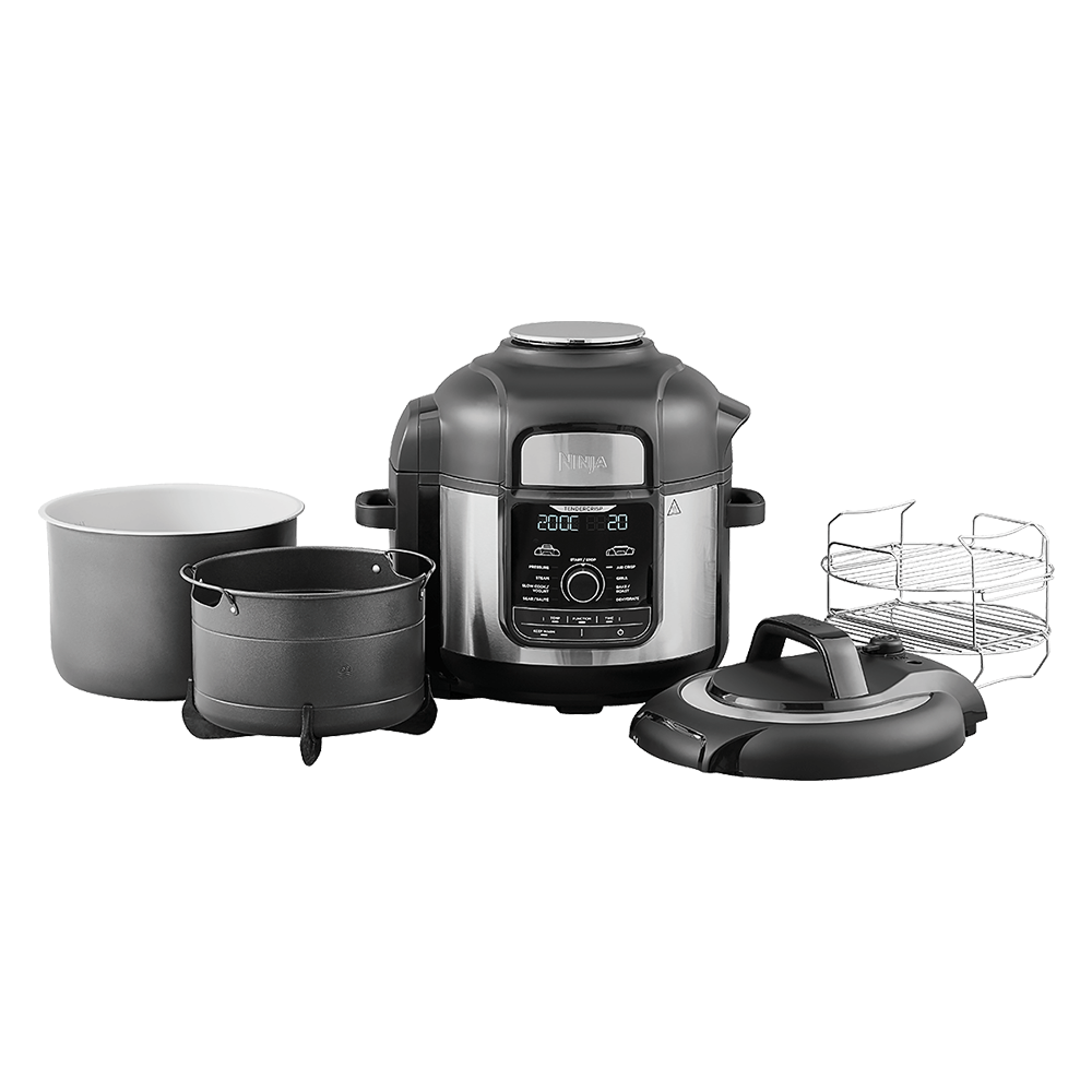Multicooker NINJA Foodi OP500EU1, 7.5l, 1760W, 9 programe, argintiu-negru