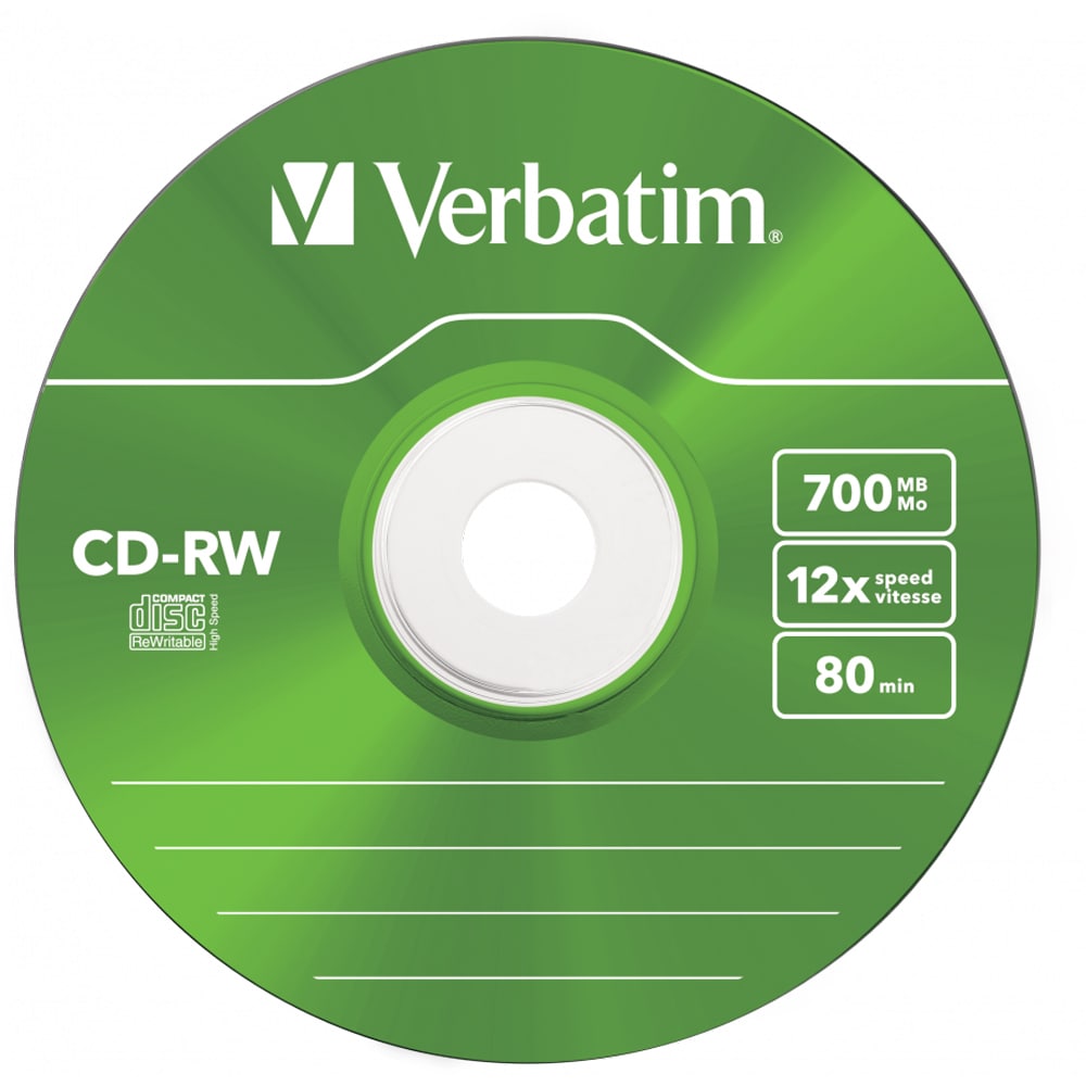 CD-RW VERBATIM 43167, 12x, 700MB, 5buc
