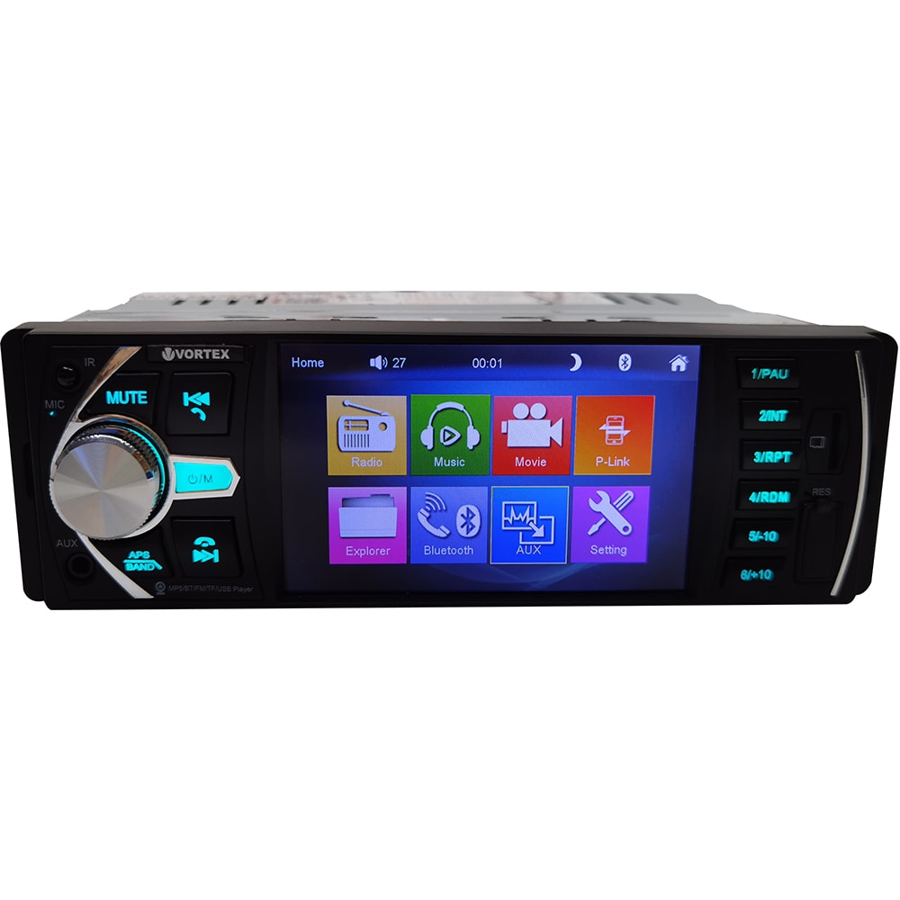 Player auto VORTEX VO2109 MP5, 4 x 45W, Bluetooth, USB, AUX