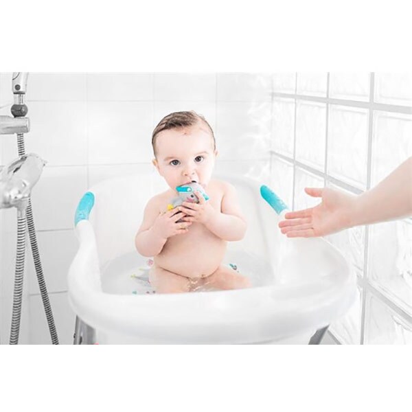 Cadita BADABULLE Fun B019006, 0 luni+, alb-albastru 