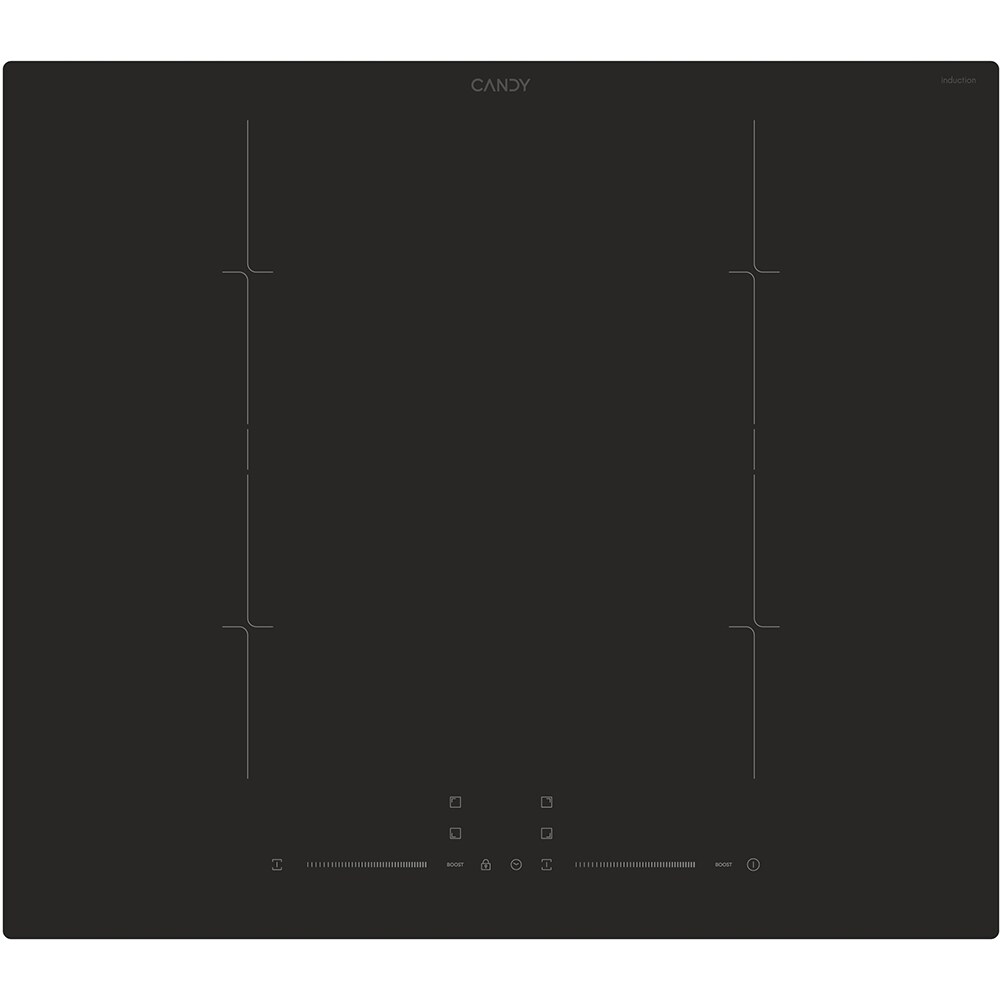 Plita incorporabila CANDY CDTP644SC/E1, Inductie, 4 arzatoare, Touch control, negru