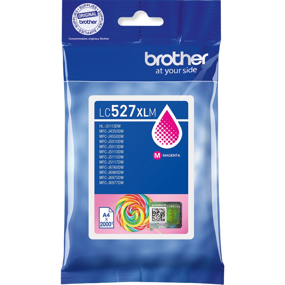 Cartus original BROTHER LC527XLM, magenta