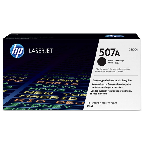 Toner original HP 507A (CE400A), negru