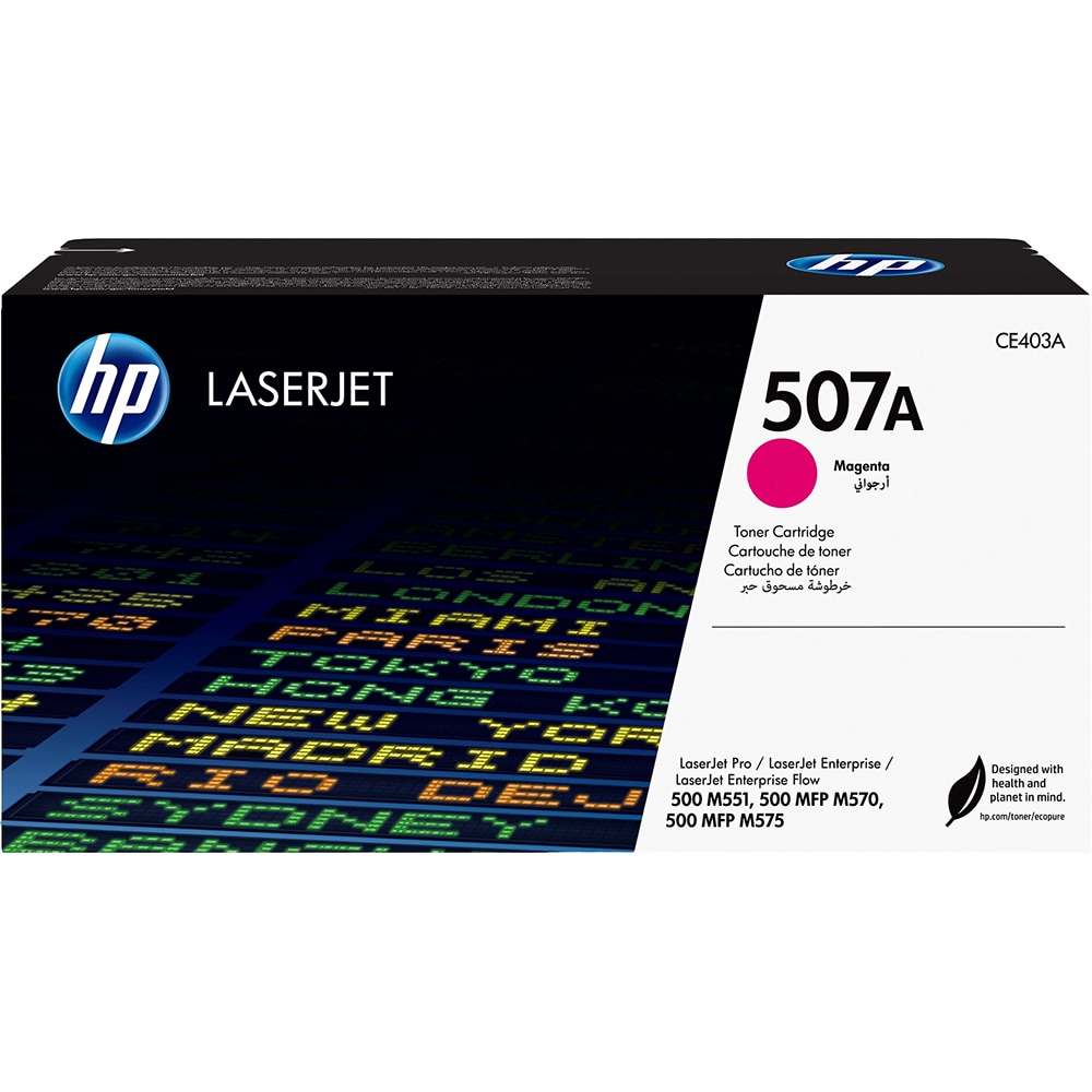 Toner original HP 507A (CE403A), magenta
