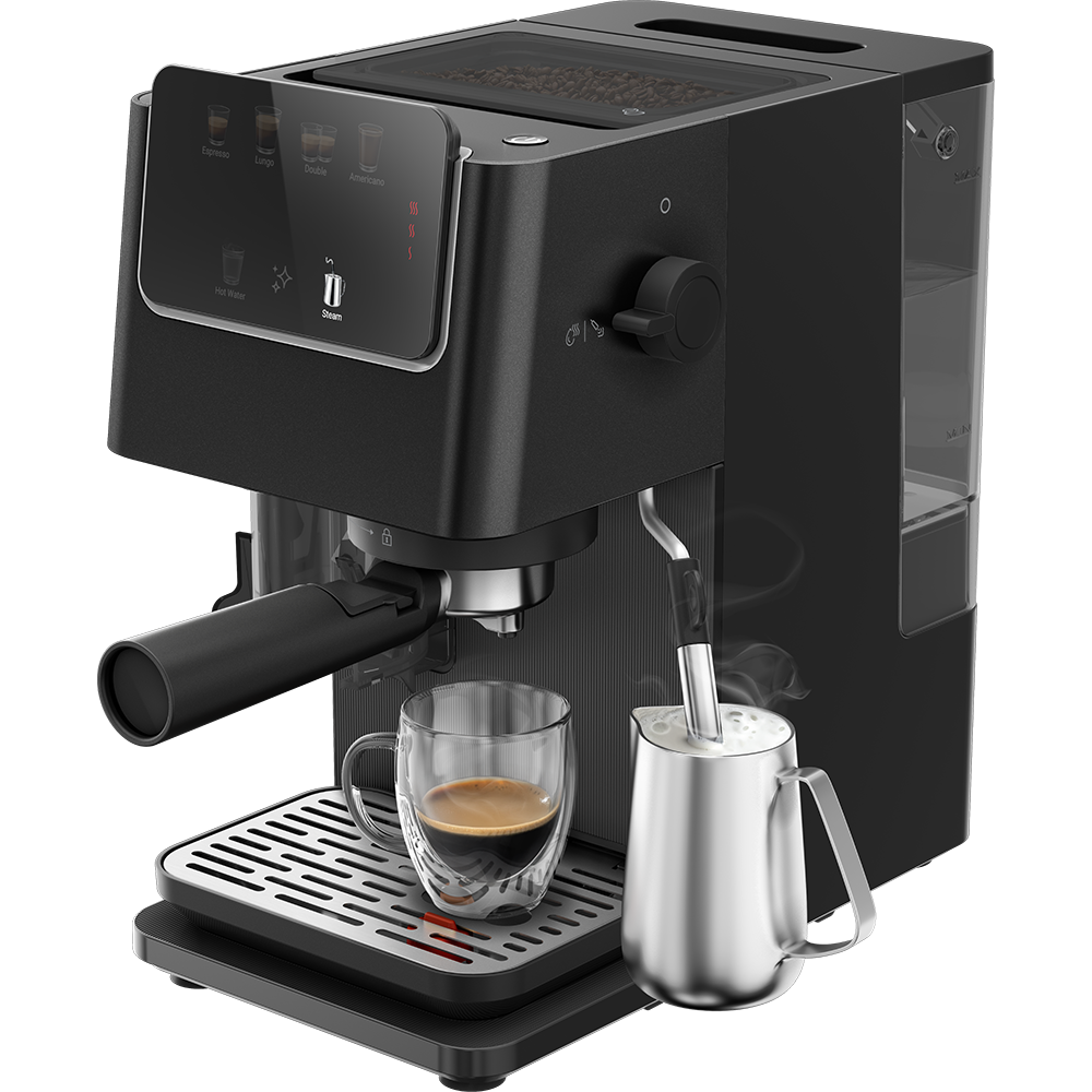 Espressor manual BEKO CaffeExperto CED6522B, 1.5l, 1688W, 15 bar, negru