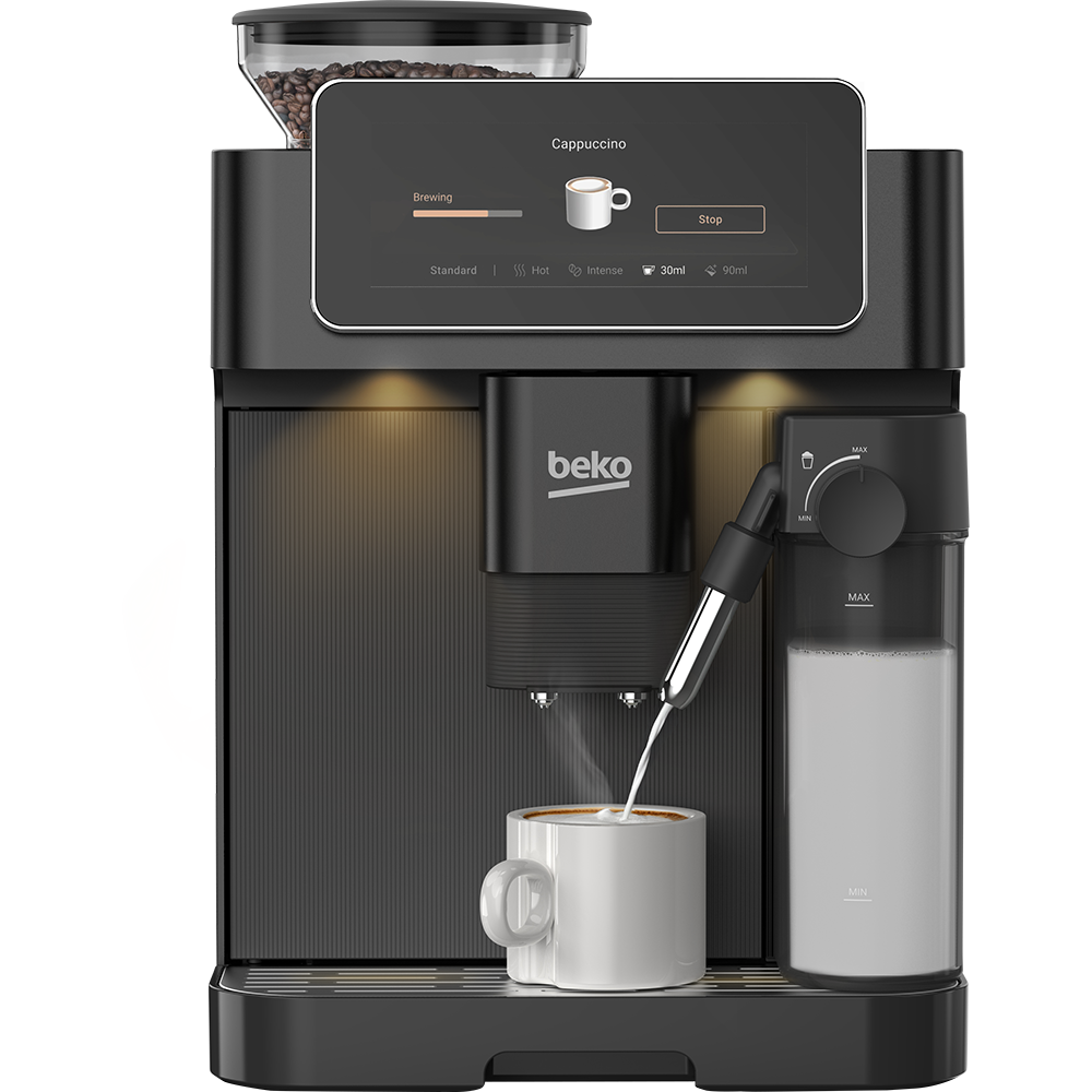 Espressor automat BEKO CaffeExperto CEG8564B, 2l, 1350W, 19 bar, negru