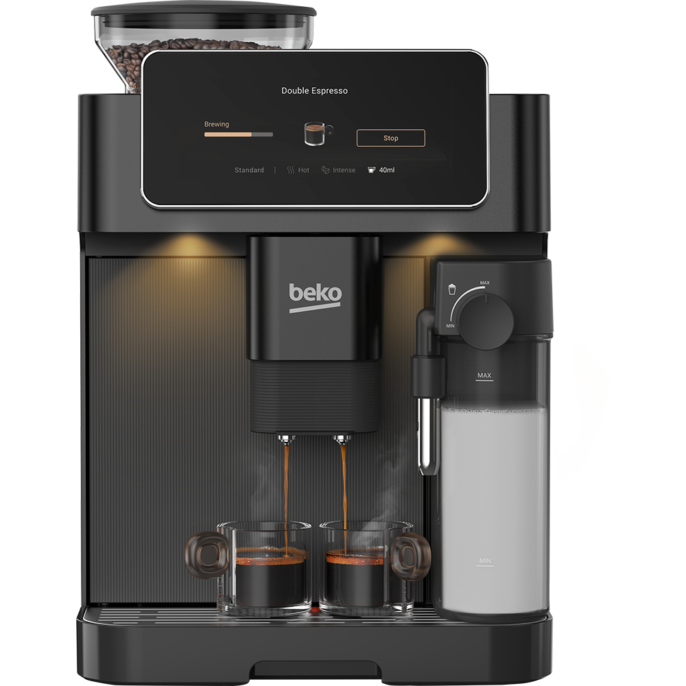 Espressor automat BEKO CaffeExperto CEG8564B, 2l, 1350W, 19 bar, negru