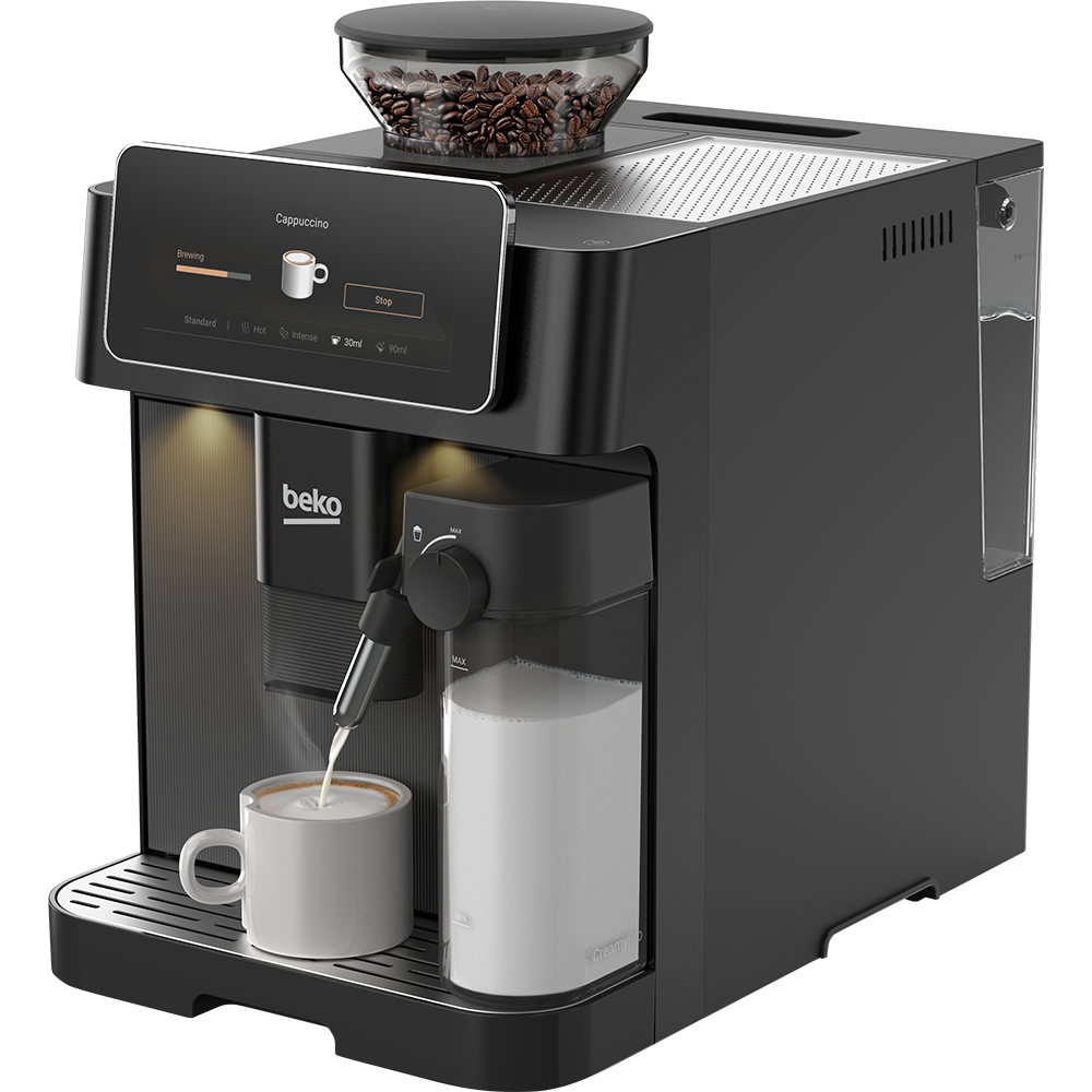 Espressor automat BEKO CaffeExperto CEG8564B, 2l, 1350W, 19 bar, negru