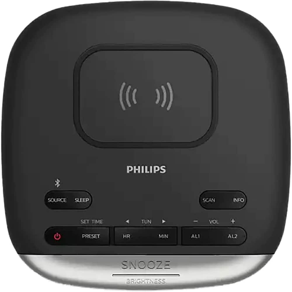 Radio cu ceas PHILIPS TAR7606/10, FM, DAB, negru
