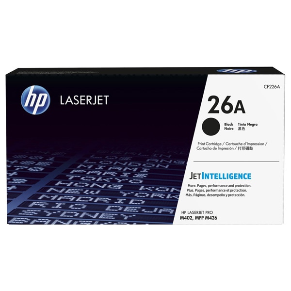 Toner original HP 26A (CF226A), negru