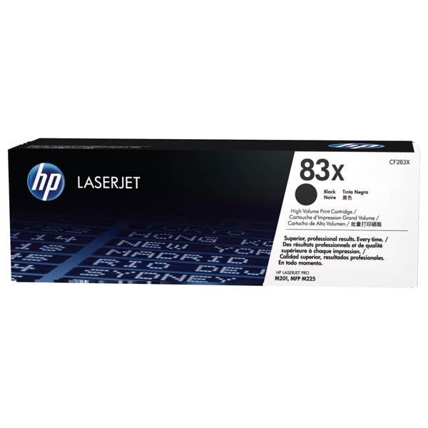 Toner original HP 83X (CF283X), negru