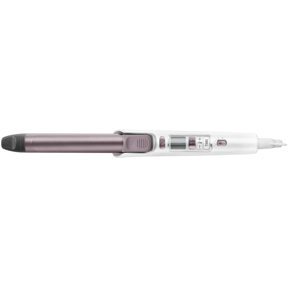 Ondulator ROWENTA Premium Care Precious Curls CF3460F0, 200 grade, invelis keratina, alb-roz