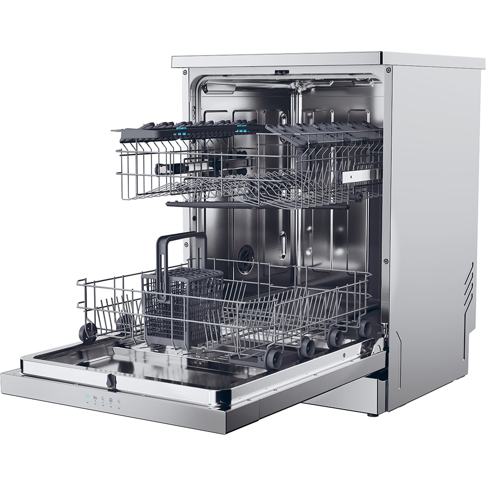 Masina de spalat vase independenta CANDY Rapido CF 3E9E0X, 13 seturi, 5 programe, 60 cm, Clasa E, inox