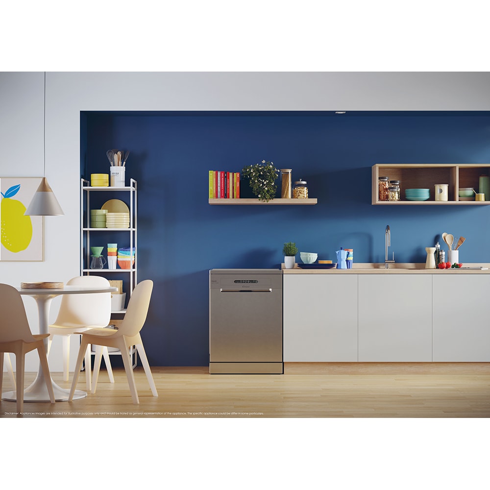 Masina de spalat vase independenta CANDY Rapido CF 3E9E0X, 13 seturi, 5 programe, 60 cm, Clasa E, inox
