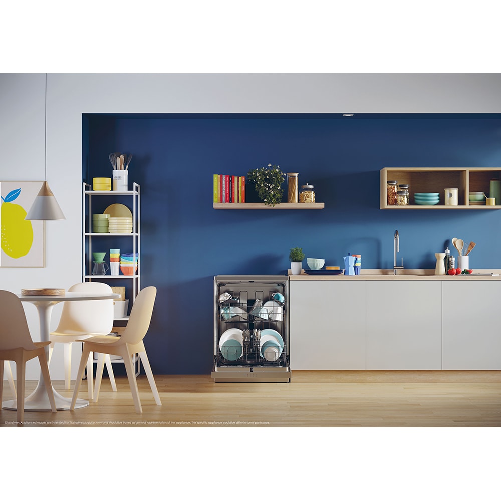 Masina de spalat vase independenta CANDY Rapido CF 3E9E0X, 13 seturi, 5 programe, 60 cm, Clasa E, inox
