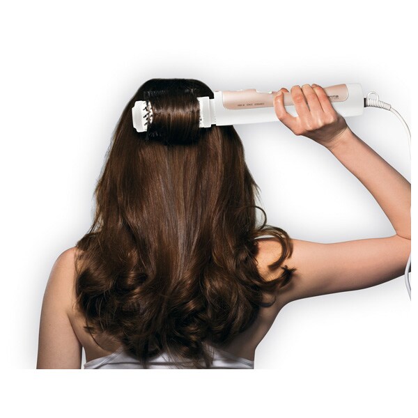Perie rotativa ROWENTA Brush Activ CF9220, 2 viteze, 1000W, alb - roz