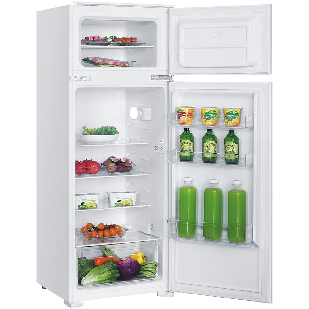 Frigider incorporabil cu doua usi CANDY CFBD 2450/2EH, 205 l, H 145 cm, Clasa E