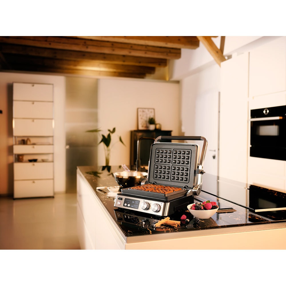 Gratar electric BRAUN MultiGrill 7 CG 7044, 2000W, argintiu-negru