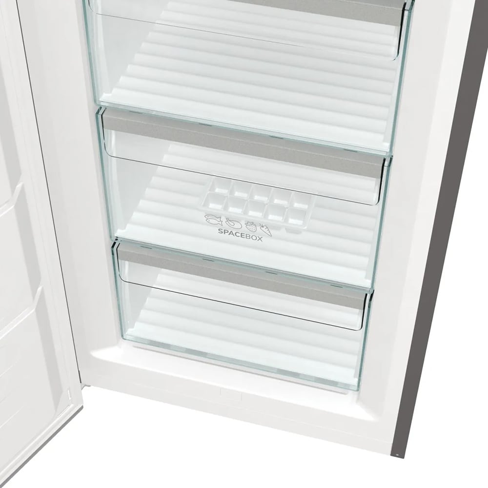 Congelator GORENJE FNP619EAXL6L, No Frost, 280 l, H 185 cm, Clasa E, argintiu