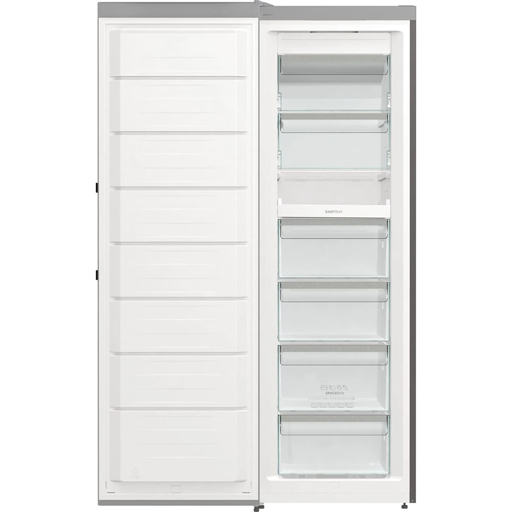 Congelator GORENJE FNP619EAXL6L, No Frost, 280 l, H 185 cm, Clasa E, argintiu