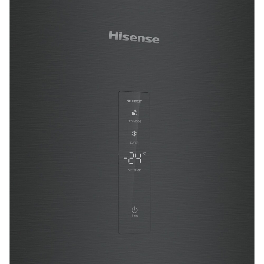 Congelator HISENSE FV358N4EFE, NoFrost, 280 l, H 185 cm, Clasa E, negru