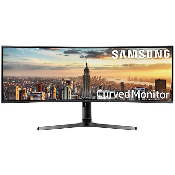 Monitor curbat LED VA SAMSUNG LC43J890DKUXEN, 43.4", UltraWide, 120Hz, Flicker Free, negru