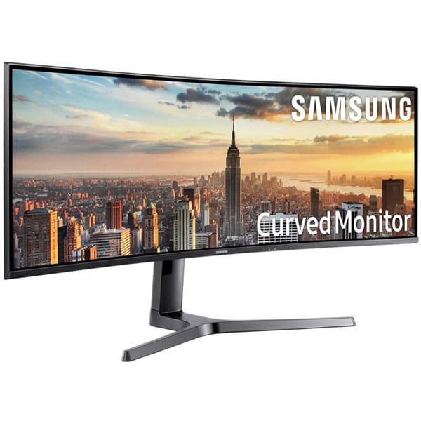 Monitor curbat LED VA SAMSUNG LC43J890DKUXEN, 43.4", UltraWide, 120Hz, Flicker Free, negru