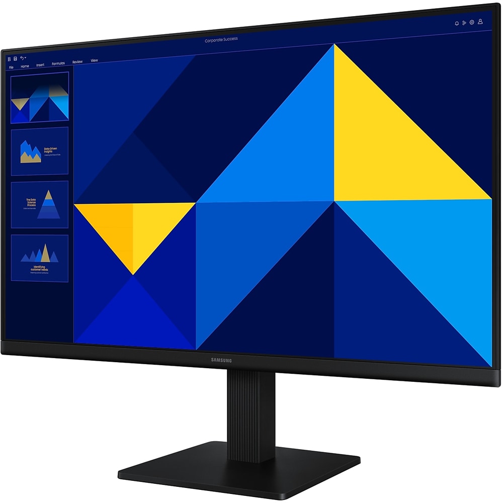Monitor LED IPS SAMSUNG Essential S30GD LS24D300GAUXEN, 24", Full HD, 100Hz, negru