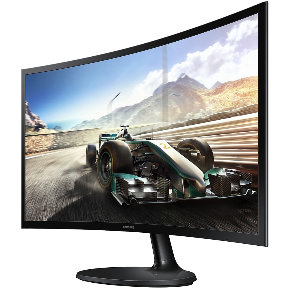 Monitor Gaming curbat LED VA SAMSUNG Essential S3 S36GD LS27D360GAUXEN, 27", Full HD, 100Hz, negru